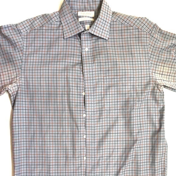Gold Label Roundtree & Yorke Men's Button Down Shirt Size 16.5 - Picture 1 of 7